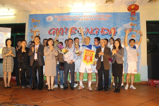 Hanel xuất sắc giành ngôi vô địch giải bóng đá ngành thông tin và truyền thông TP. Hà Nội 2014
