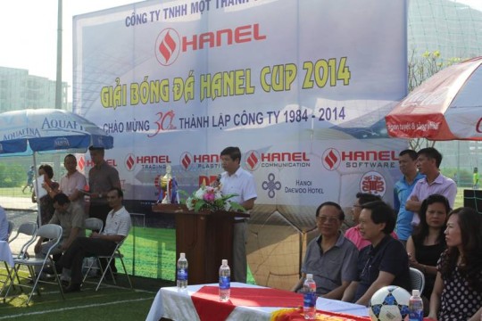 Tưng bừng khí thế ngày khai mạc giải bóng đá Hanel Cup 2014