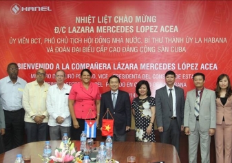Phó Chủ tịch Hội đồng Nhà nước Cuba đánh giá cao vai trò của Hanel trong mối quan hệ hợp tác đầu tư Việt Nam - Cuba