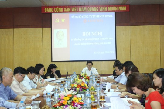 Hanel triển khai các công tác Đảng bộ trong tháng 8/2014