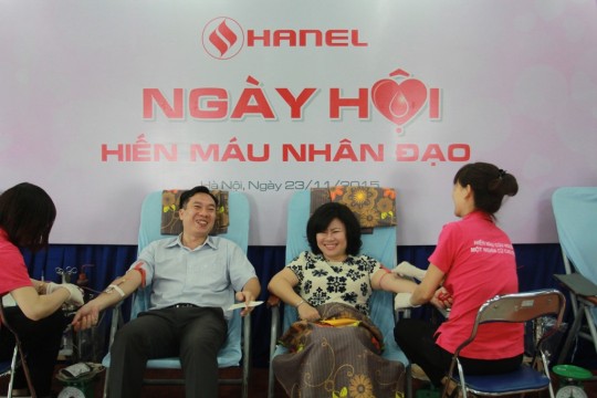 HANEL HƯỞNG ỨNG NGÀY HỘI HIẾN MÁU NHÂN ĐẠO 2015