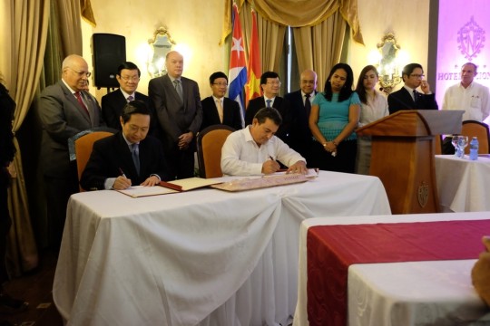 Hanel ký kết hợp tác đầu tư xây dựng tổ hợp khách sạn 5 sao  tại Havana (Cuba)