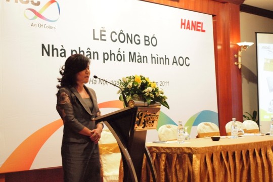 Hanel chính thức là nhà phân phối màn hình AOC