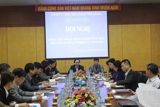 HANEL HOÀN THÀNH VƯỢT MỨC  TẤT CẢ CÁC CHỈ TIÊU SXKD NĂM 2015