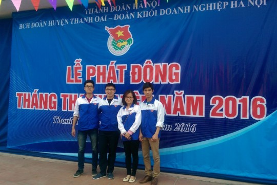 ĐOÀN THANH NIÊN HANEL THAM GIA LỄ RA QUÂN THÁNG THANH NIÊN CHÀO MỪNG KỶ NIỆM 85 NĂM NGÀY THÀNH LẬP ĐOÀN THANH NIÊN CỘNG SẢN HỒ CHÍ MINH (26/3/1931 - 26/3/2016)