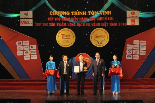HANEL ĐƯỢC VINH DANH TOP 20 NHÃN HIỆU HÀNG ĐẦU  VIỆT NAM