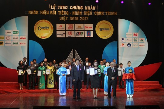 HANEL – TOP 10 NHÃN HIỆU NỔI TIẾNG NHẤT VIỆT NAM 2017