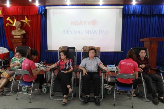 NGÀY HỘI HIẾN MÁU NHÂN ĐẠO 2017 TẠI HANEL