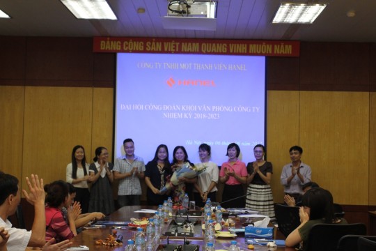 ĐẠI HỘI CÔNG ĐOÀN KHỐI VĂN PHÒNG CÔNG TY TNHH MTV HANEL NHIỆM KỲ 2018-2023