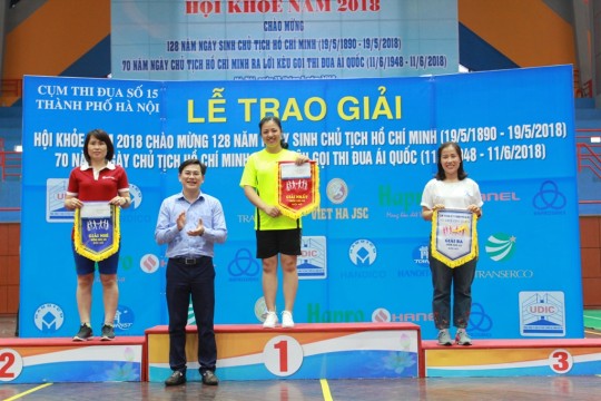 HANEL ĐẠT NHIỀU THÀNH TÍCH CAO TẠI HỘI KHỎE NĂM 2018 CỦA CỤM THI ĐUA SỐ 15 