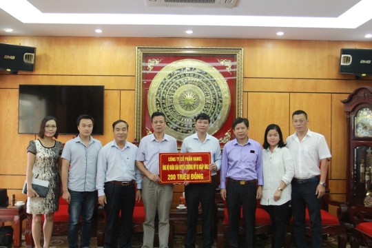 HANEL ỦNG HỘ ĐỒNG BÀO BỊ THIỆT HẠI SAU CƠN BÃO SỐ 3  TẠI HUYỆN QUỐC OAI VÀ CHƯƠNG MỸ 