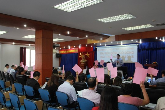 HANEL TỔ CHỨC ĐẠI HỘI ĐỒNG CỔ ĐÔNG  BẤT THƯỜNG NĂM 2018 