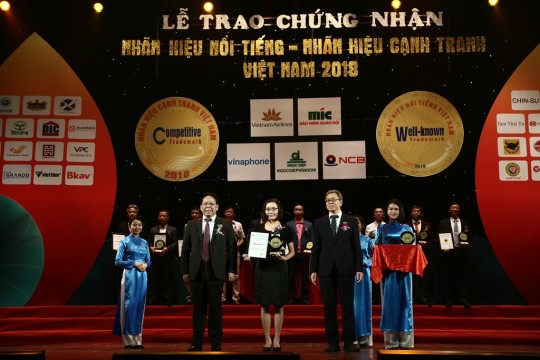 HANEL ĐƯỢC BÌNH CHỌN TOP 10 NHÃN HIỆU NỔI TIẾNG VIỆT NAM  NĂM THỨ BA LIÊN TIẾP 