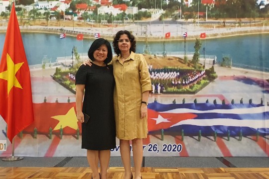 HANEL DỰ LỄ KỶ NIỆM 60 NĂM THIẾT LẬP QUAN HỆ NGOẠI GIAO VIỆT NAM  -  CUBA