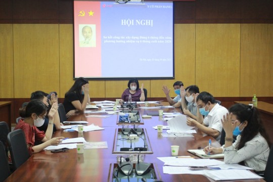 BAN CHẤP HÀNH ĐẢNG ỦY HANEL SƠ KẾT CÔNG TÁC XÂY DỰNG ĐẢNG 6 THÁNG ĐẦU NĂM, PHƯƠNG HƯỚNG NHIỆM VỤ 6 THÁNG CUỐI NĂM 2020