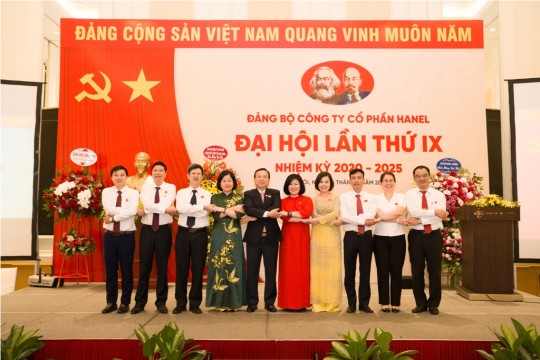 ĐẠI HỘI ĐẢNG BỘ CÔNG TY HANEL LẦN THỨ IX- NHIỆM KỲ 2020-2025 THÀNH CÔNG TỐT ĐẸP