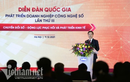 BỘ TRƯỞNG NGUYỄN MẠNH HÙNG PHÁT BIỂU TẠI DIỄN ĐÀN MAKE IN VIETNAM NĂM 2021
