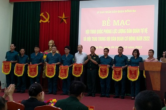 HANEL DÀNH THÀNH TÍCH CAO TẠI HỘI THAO QUỐC PHÒNG LỰC LƯỢNG DÂN QUÂN TỰ VỆ QUẬN ĐỐNG ĐA NĂM 2022