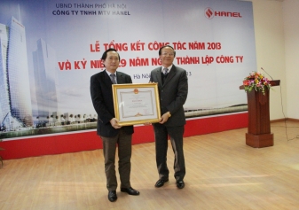 Tưng bừng lễ tổng kết 2013 và kỷ niệm 29 năm ngày thành lập công ty Hanel